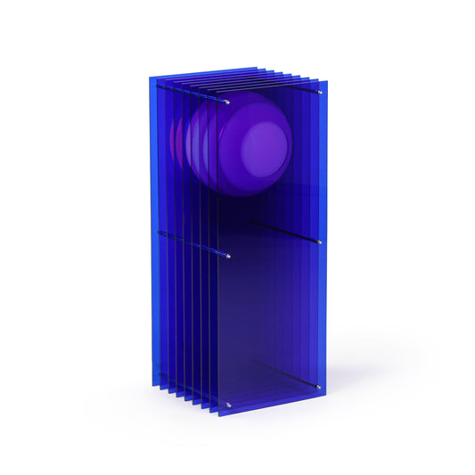 Lớp big rectangle in blue acrylic
