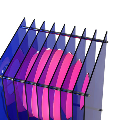 Lớp big rectangle in blue acrylic