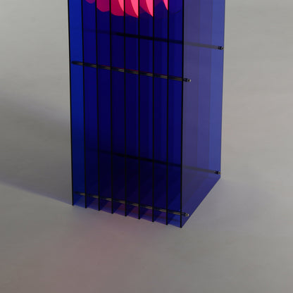 Lớp big rectangle in blue acrylic