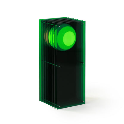 Lớp big rectangle in green acrylic