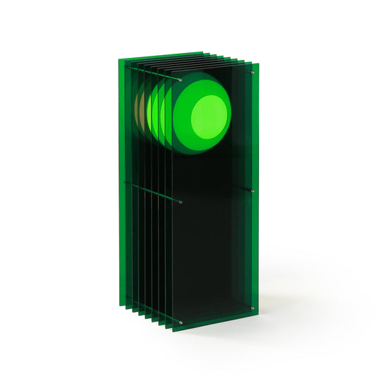 Lớp big rectangle in green acrylic
