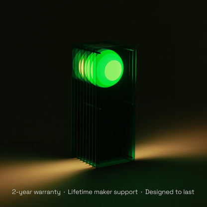 Lớp big rectangle in green acrylic
