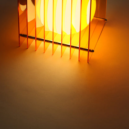 Lớp small square in orange acrylic
