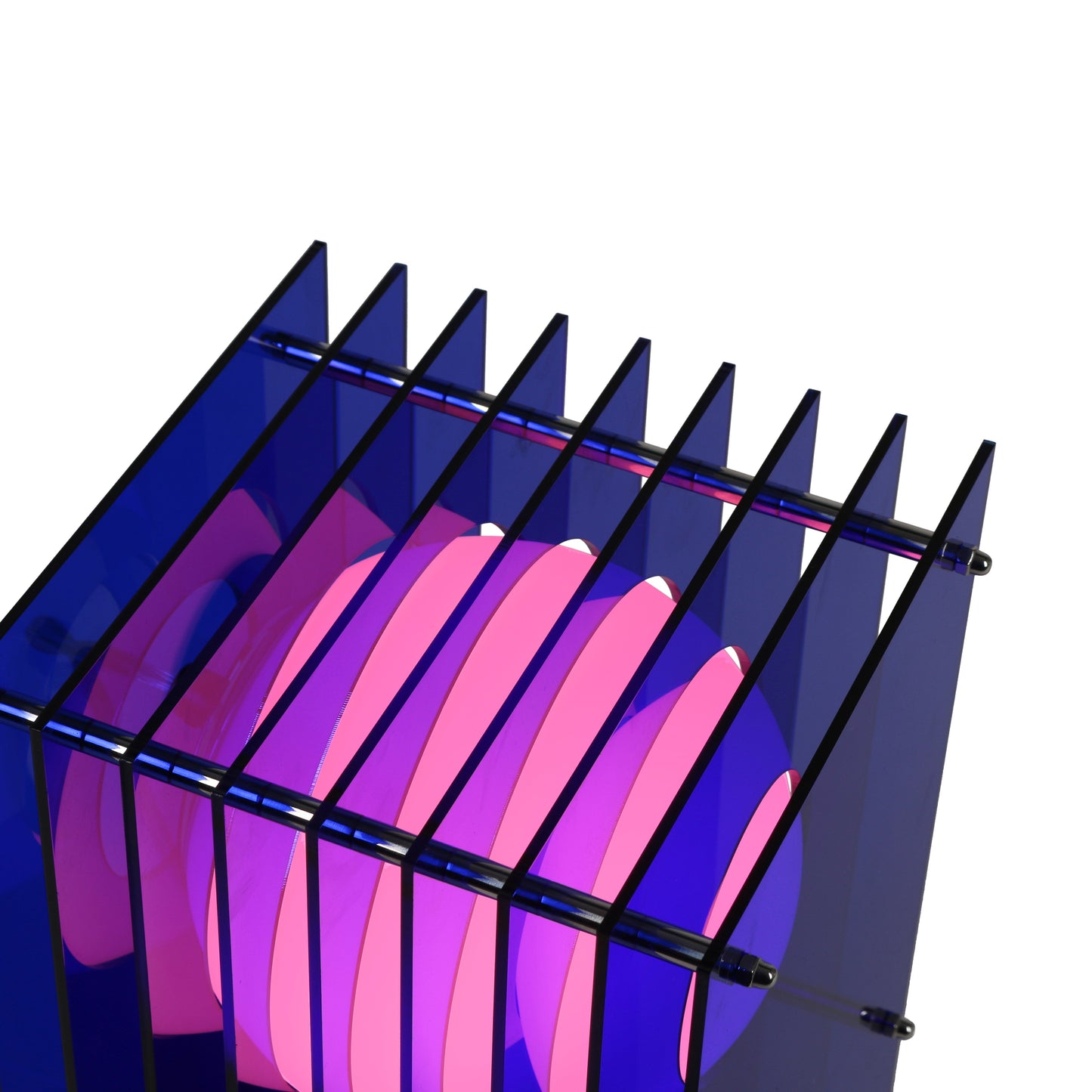 Lớp small rectangle in blue acrylic