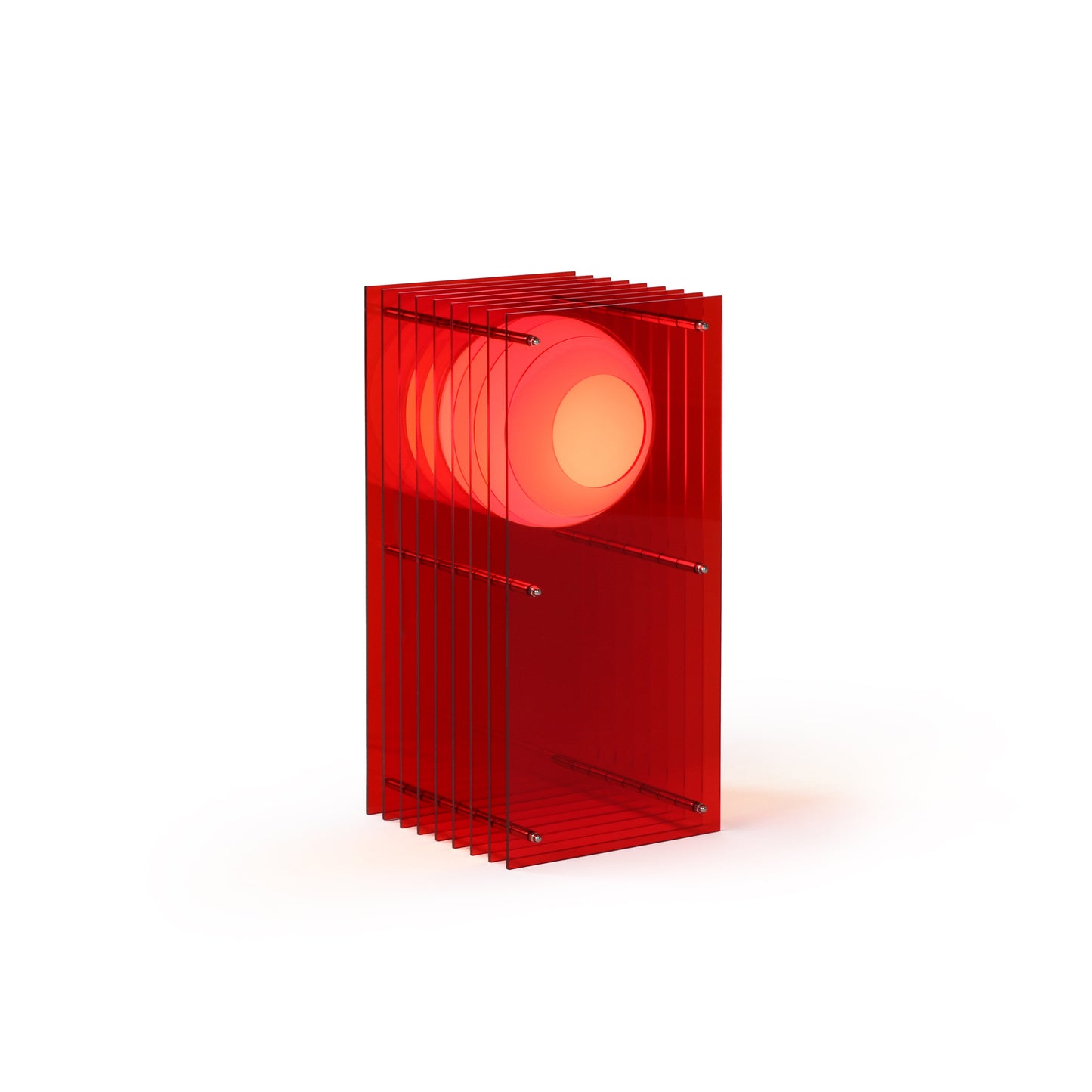 Lớp small rectangle in red acrylic