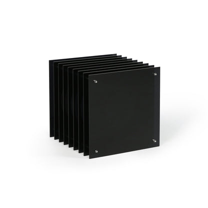 Lớp big square in dark grey acrylic