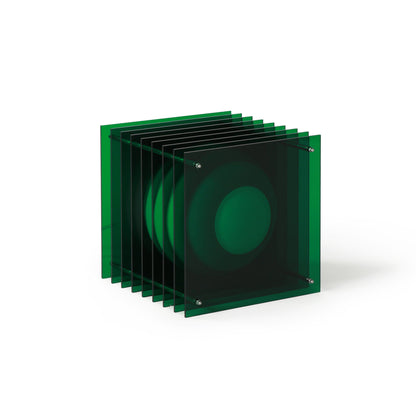 Lớp big square in green acrylic