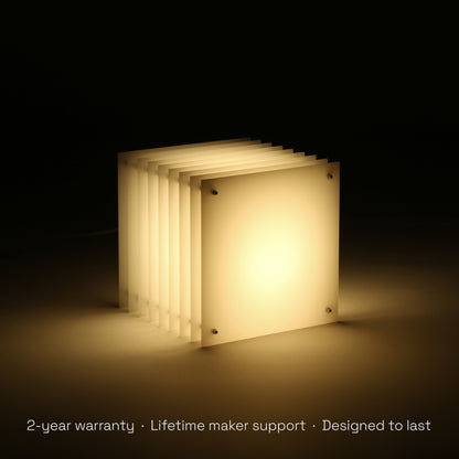 Lớp big square in milky acrylic